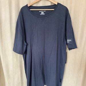 Members Only Men's T-Shirt Top Short Sleeve Crew Neck blue Gray 3XL NEW Cotton